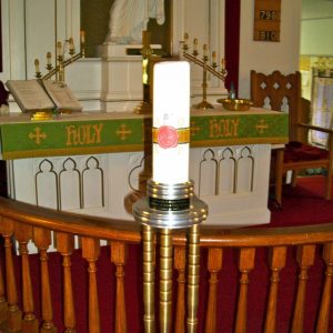 Christ Candle Holder for Church